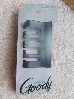 Goody Slideproof Large Claw Clip Hair Jaw Inner Teeth Frosted Winter Solstice
